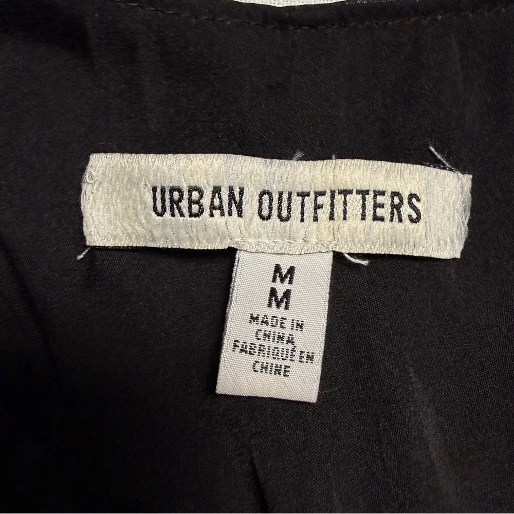Urban Outfitters Tierra Chiffon Cowl Neck Asymmetrical Midi Black Dress Y2K M - Picture 4 of 15